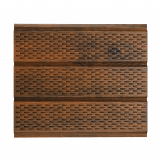 Софит с перфорацией AquaSystem 0,5 мм покрытие Printech NAIVE MAROON (Канадский дуб)